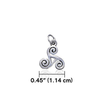 Celtic Triskelion Silver Charm TC246 - Jewelry
